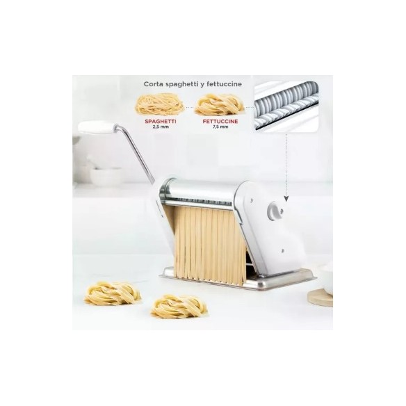 Máquina de Pastas Clásica Blanca - Pastalinda