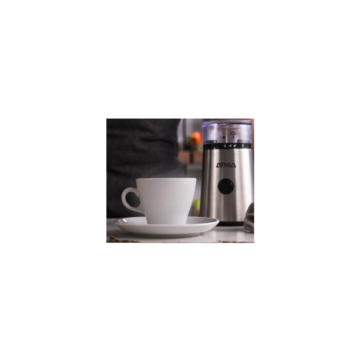 Molinillo de Café Atma MC8141N/P Inox